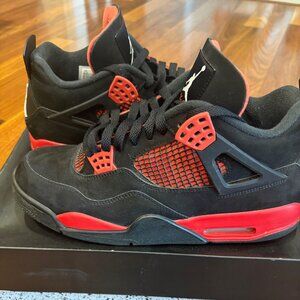 Size 11.5 - Nike Air Jordan 4 Retro Red Thunder Men's Shoes – Authentic